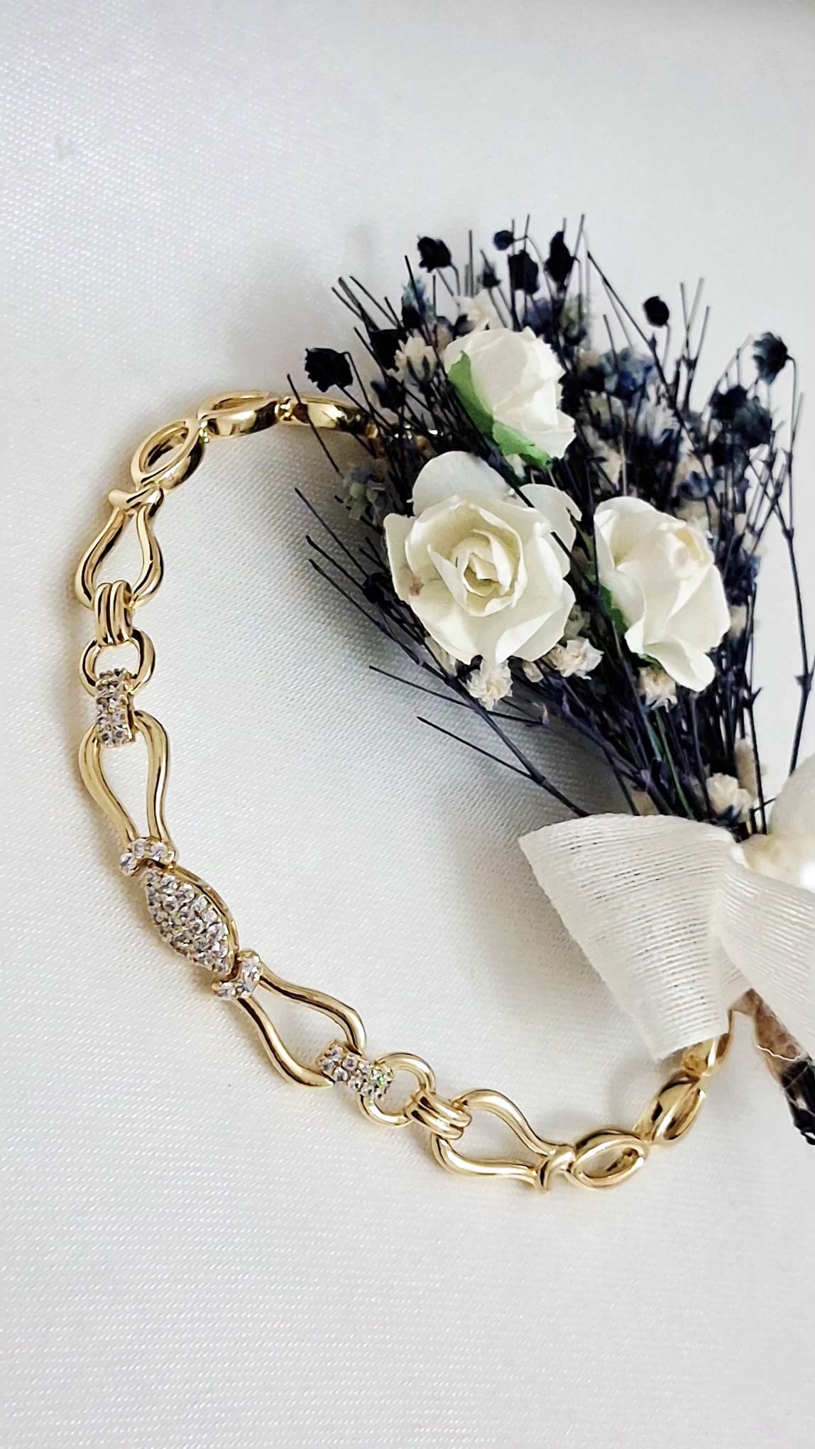 XUPING Bileklik - Kancalı Bağlantı ve Zirkon Taşlı